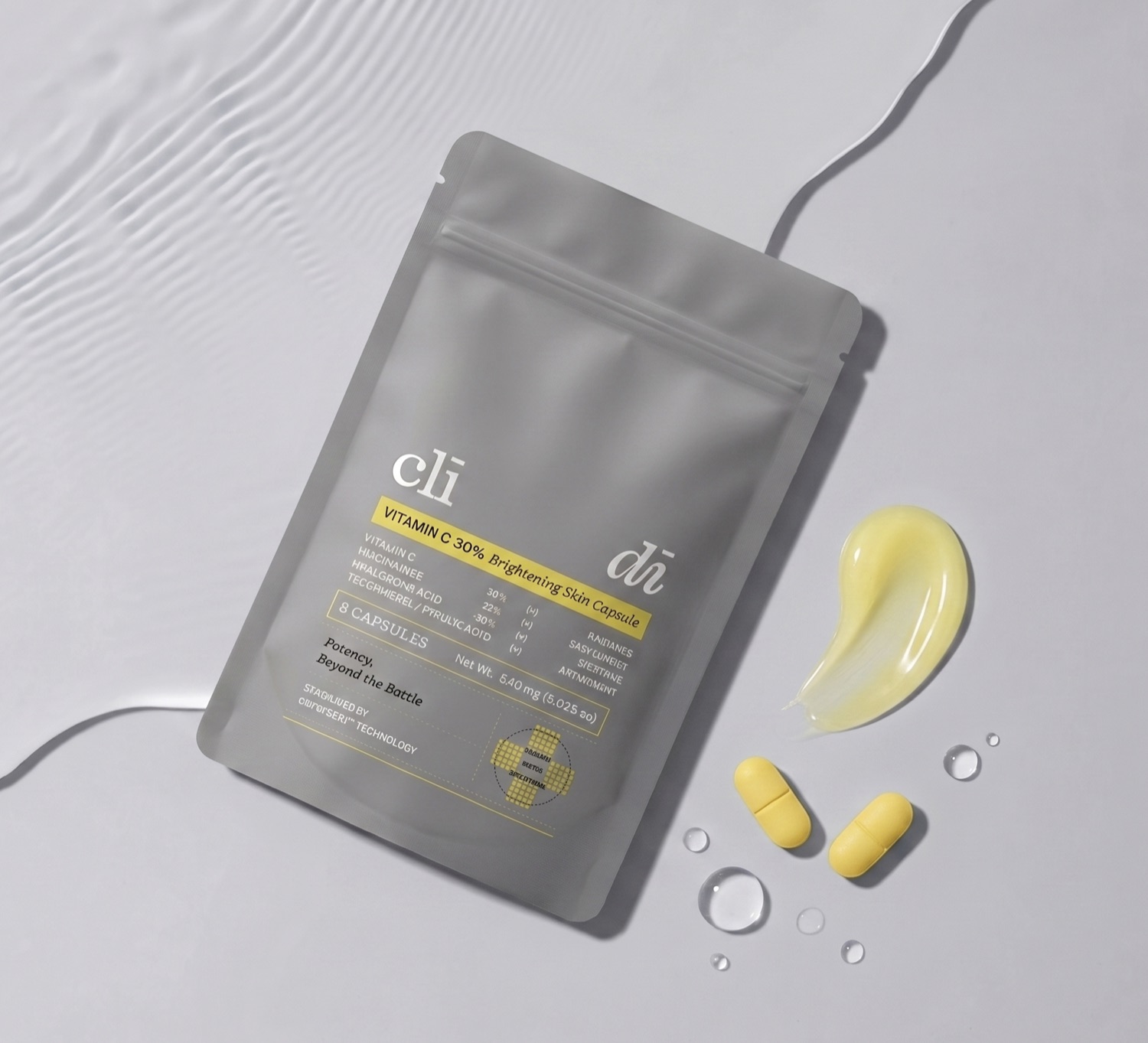CLIDI Vitamin C brightening skin capsule product shot